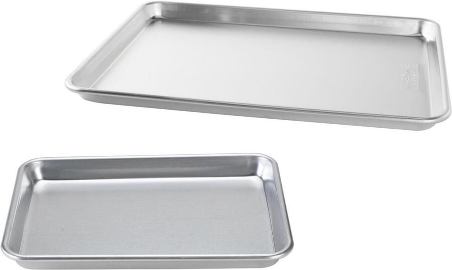 Professionele Bakplaat Set Half en Kwart Formaat Duurzaam Aluminium