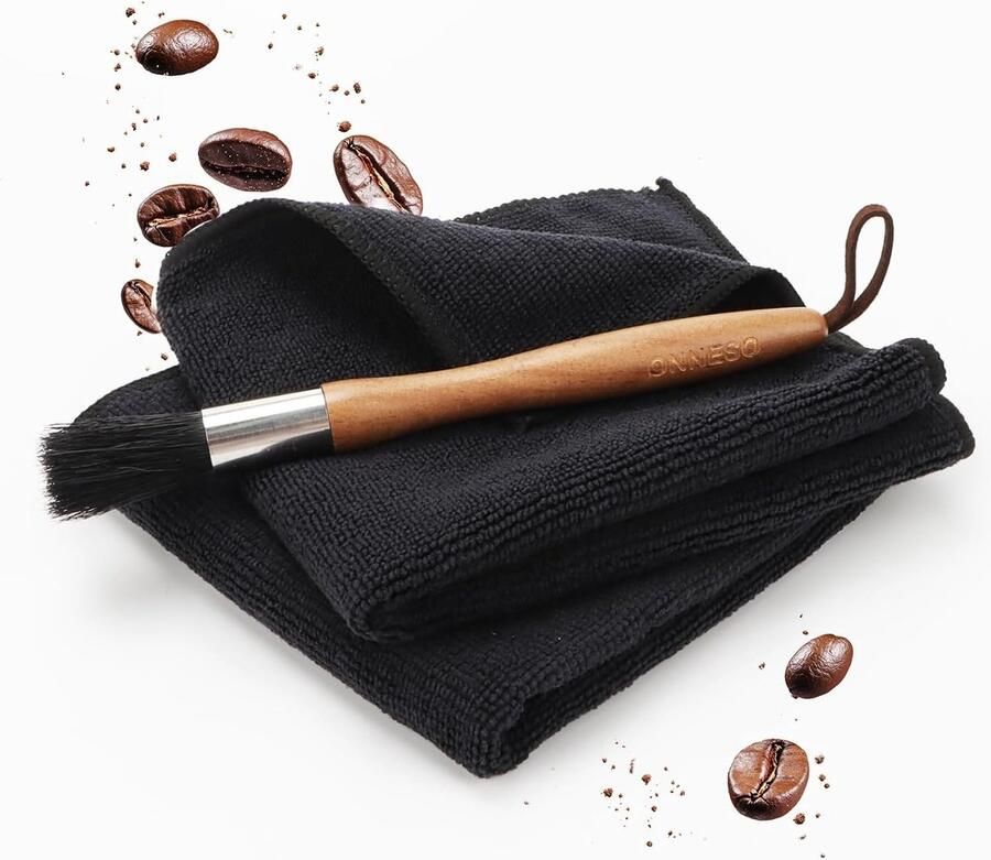 Professionele Barista Accessoires voor Koffie: Borstels Doekjes en Filterdragers voor Espresso Machines en Koffiemolens