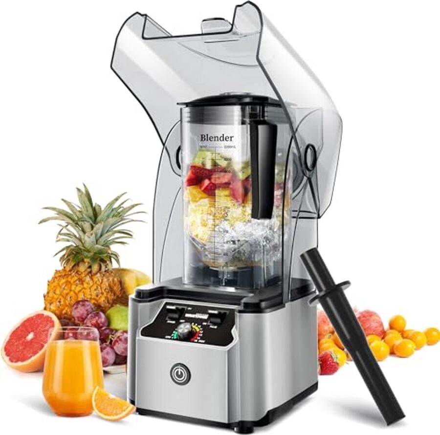 Professionele blender met stille klankbehuizing 2200 W zelfreinigend krachtige prestaties