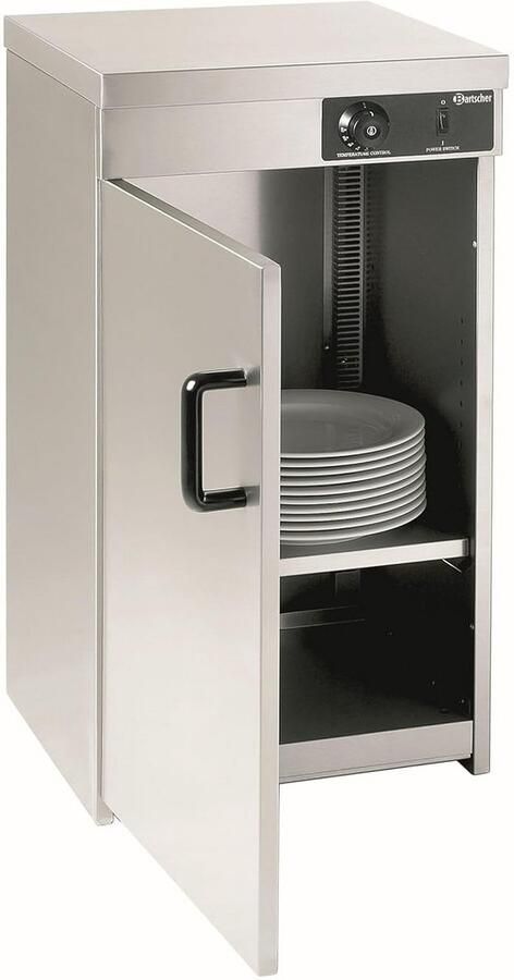 Professionele Bordenwarmer RVS Capaciteit 55-60 Borden 0-85°C