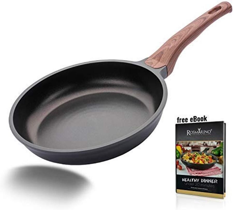 Professionele braadpan 24 cm met uitstekende warmteverdeling voor inductiekoken