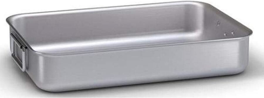 Professionele Braadpan Aluminium Pan Hapjes Bereiden Goede Warmtegeleiding 45 cm Grijs
