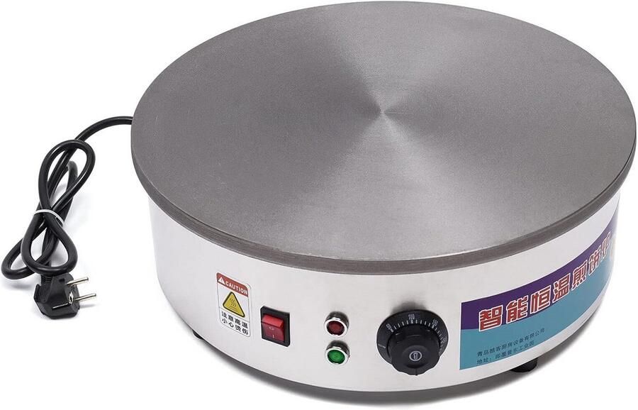 Professionele Crêpepan Elektrisch met Antiaanbaklaag 45 cm
