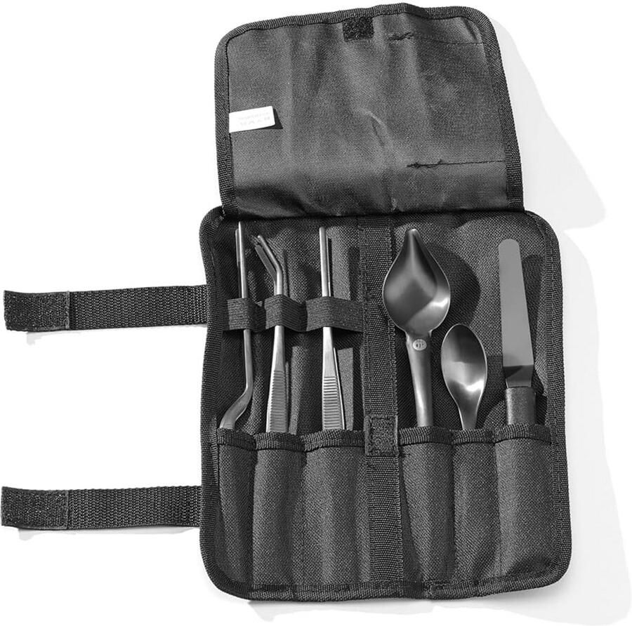 Professionele Culinair Decoratieset met 6 RVS Tools en Etui
