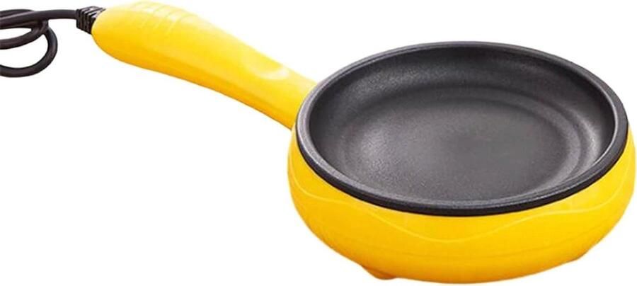 Professionele eierpan Antiaanbak pan Omeletten maken Compact keukengerei 15 cm Geel