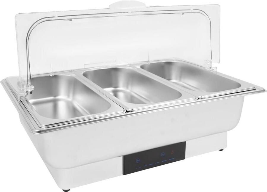 Professionele Elektrische Buffetwarmer 9L RVS met Temperatuurregeling