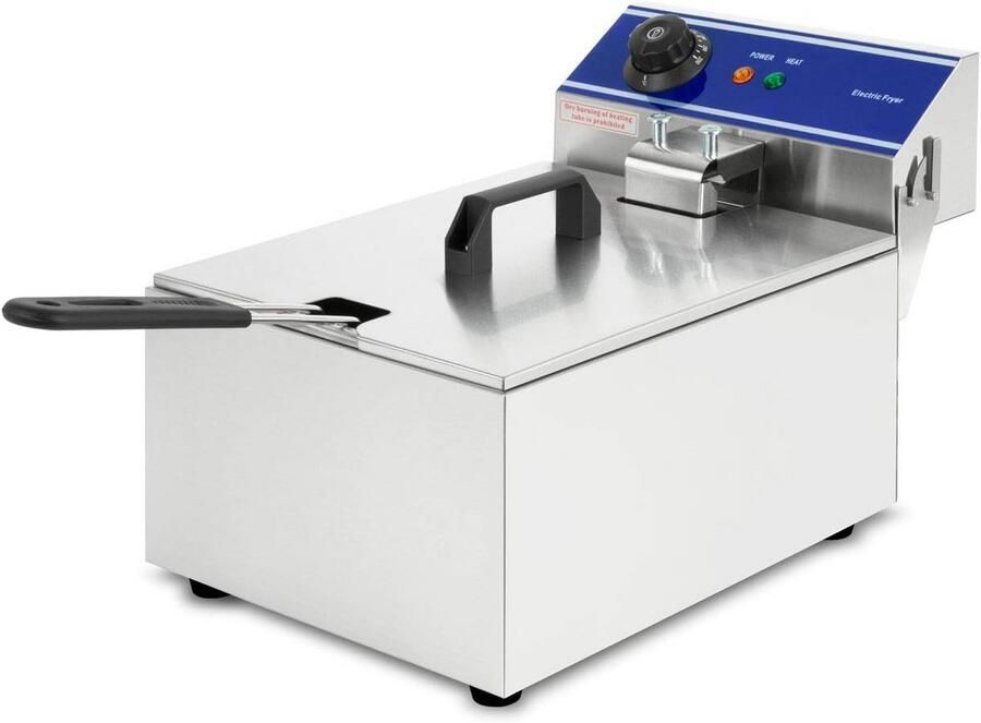 Professionele Elektrische Frituurpan 10 Liter 3000W met Koude Zone Principe