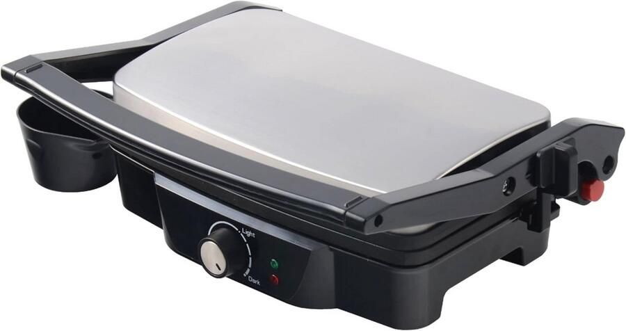 Professionele elektrische grillpan 1500W – Antiaanbaklaag en veelzijdig kookoppervlak