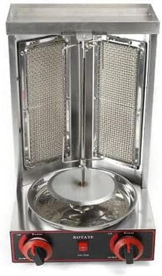 Professionele Elektrische Kebab & Gyrosgrill voor Thuisgebruik Tafelmodel