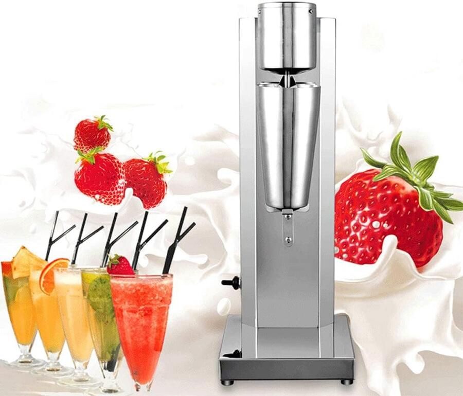Professionele Elektrische Milkshake Mixer met RVS Beker Inox