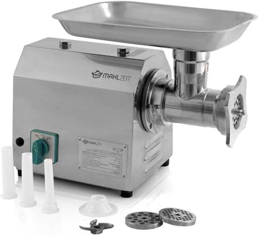 Professionele elektrische vleesmolen 750 W 150 kg u ideaal voor vleesverwerking