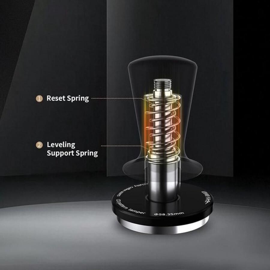 Professionele Espresso Tamper 54mm Zelfnivellerend Koffiezetapparaat Accessoire