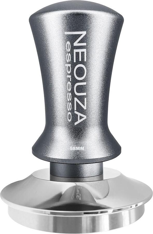 Professionele Espresso Tamper 58mm Roestvrij Staal Zelfnivellerend en Anti-Aanbak