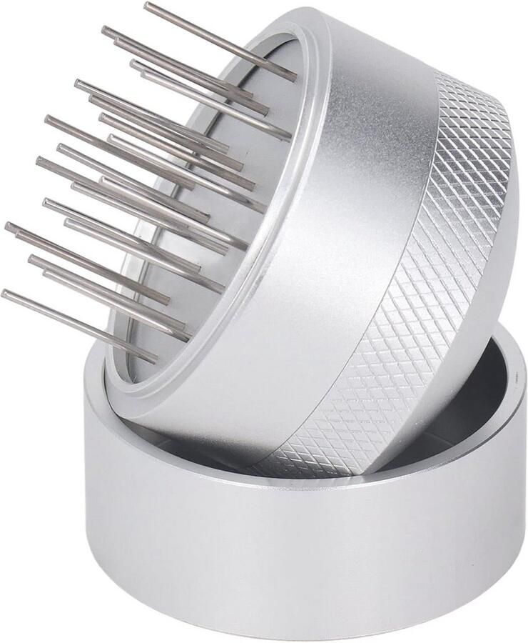 Professionele Espresso Verdeeltool (WDT) Roestvrij Staal 58mm met Basis