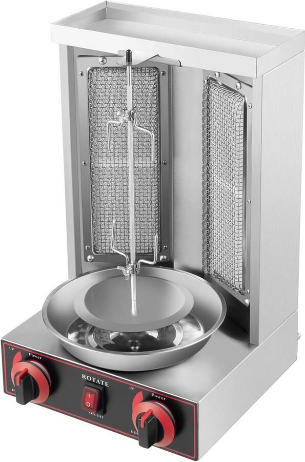 Professionele Gas Rotatiegrill voor Verticaal Grillen Grote Capaciteit