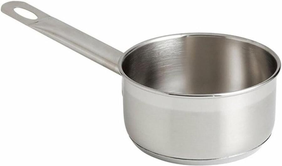 Professionele Hapjespan Kookpan Roestvrij Staal Koken op Inductie Drievoudige Diffuserbodem 14 cm Roestvrij Staal