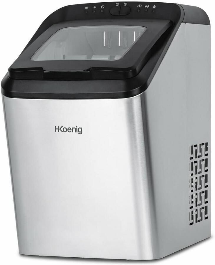 Professionele Ijsblokjesmachine 15kg per Dag met 2 Formaten Snel en Compact