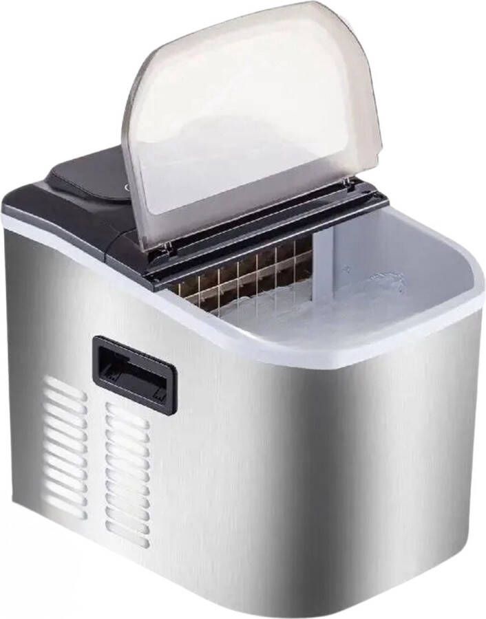 Voor Thuis Met Schoonmaak functie Professionele Ijsblokjesmachine Ijsblokjesmaker Zwart