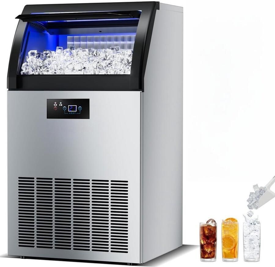 Professionele IJsblokjesmachine met Hoge Capaciteit 60 kg 24u RVS