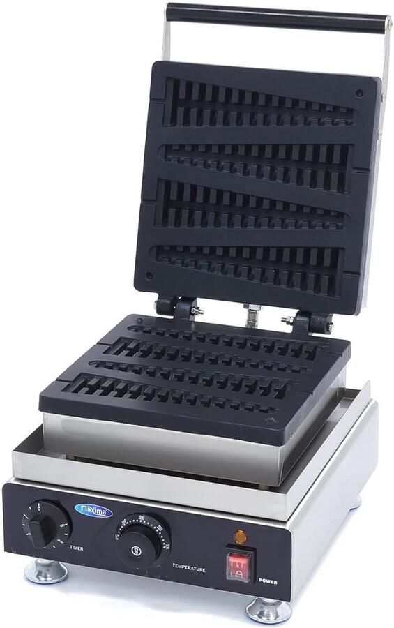 Professionele IJshoornder Wafelijzer voor 4 Stuks Vrolijke Vormen