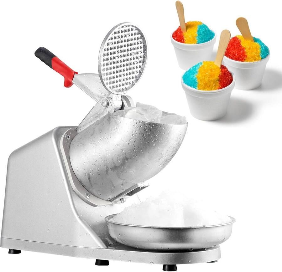 Professionele IJsmachine 380W Hoge Capaciteit Sneeuwkegel Maker RVS