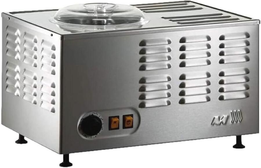 Professionele ijsmachine met compressor van roestvrij staal 1 5 kg in 20 minuten