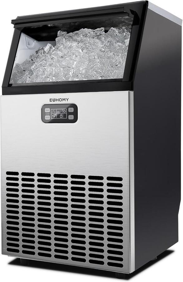 Professionele IJsmachine voor Horeca 45 kg per 24 Uur RVS