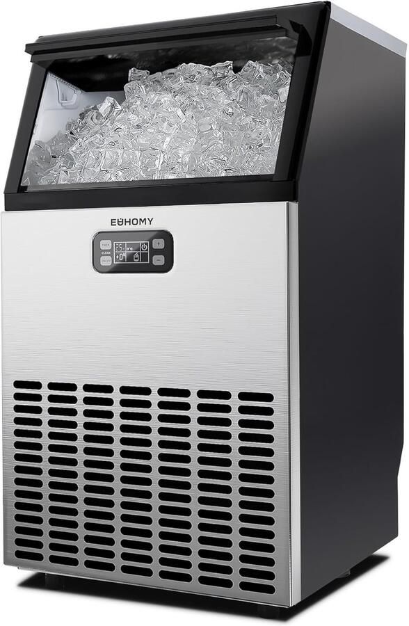 Professionele IJsmachine voor Horeca 45 kg per 24 Uur RVS