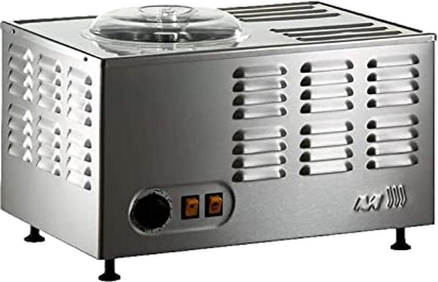 Professionele ijsmachine met compressor van roestvrij staal 1 5 kg in 20 minuten