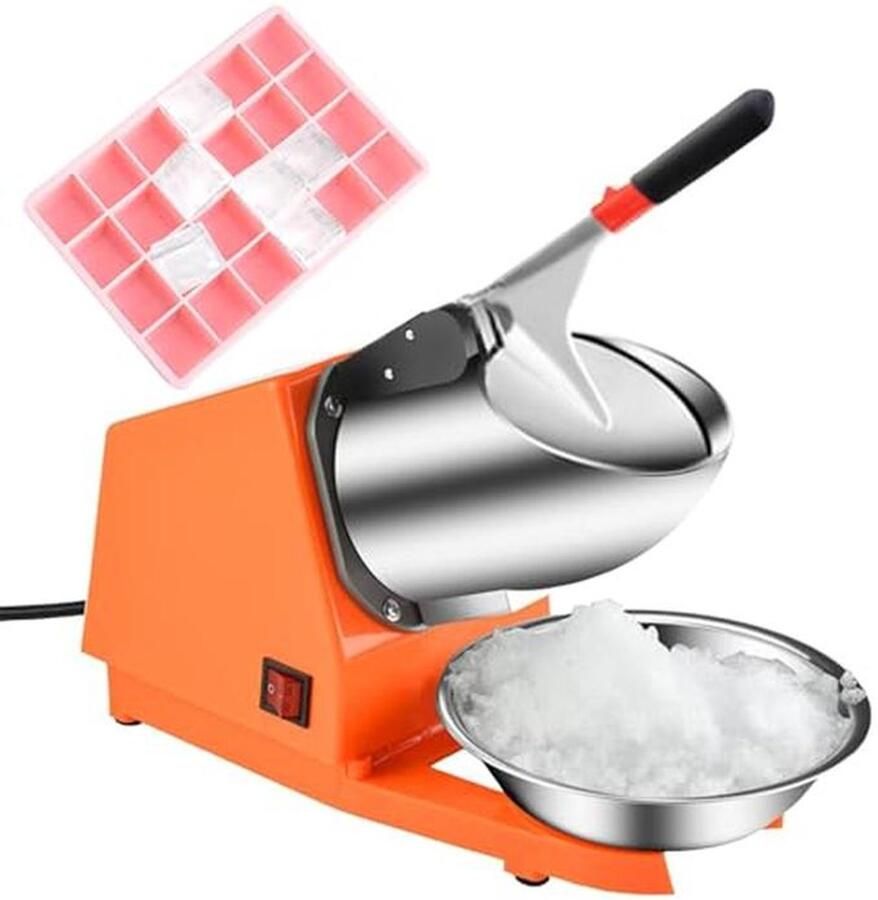 Professionele IJsversnipperaar met Automatische Uitschakeling en Dubbele Bladen voor Bars en Restaurants