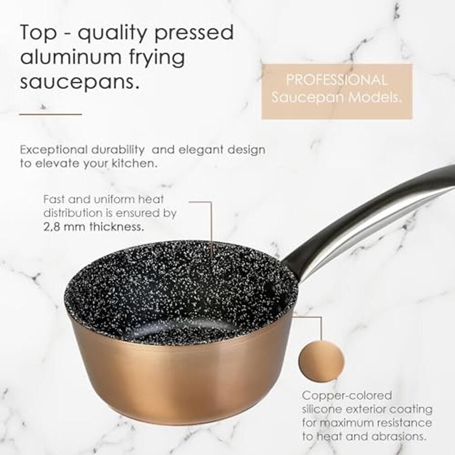 Professionele Inductie Steelpan 18 cm Milieuvriendelijk Antiaanbak Robuust Aluminium