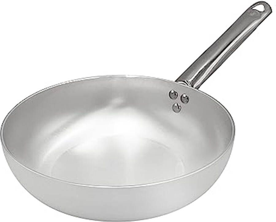 Professionele koekenpan 45 cm Hoogwaardige aluminium kookpan met concave plaat