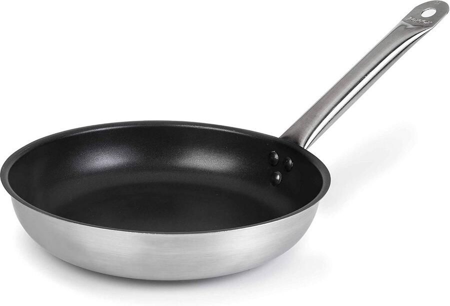 Professionele Koekenpan RVS 28 cm Geschikt voor alle warmtebronnen