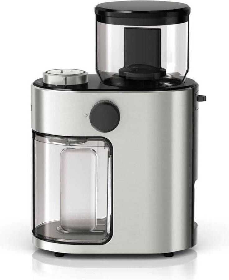 Professionele Koffiemolen 15 Maalstanden Gemakkelijk Schoon te Maken Uitneembare Bonencontainer RVS