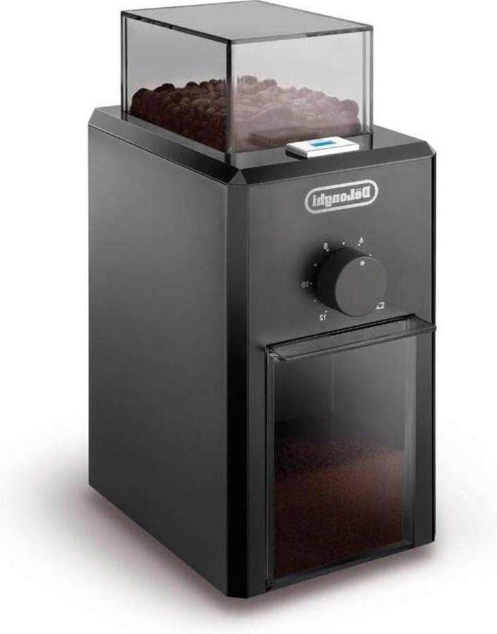 Professionele koffiemolen DeLonghi KG 79 kunststof behuizing tot 12 kopjes