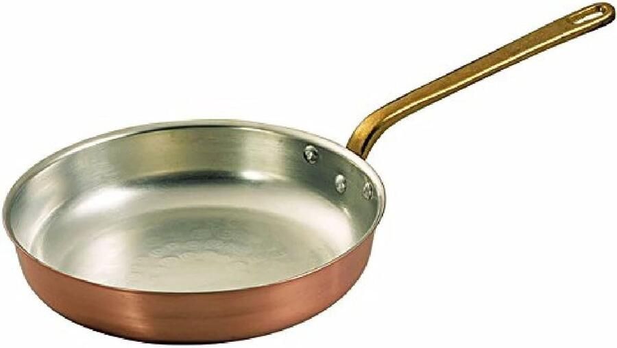 Professionele Koperen Koekenpan Vertind Diameter 28 cm Hoge Kwaliteit