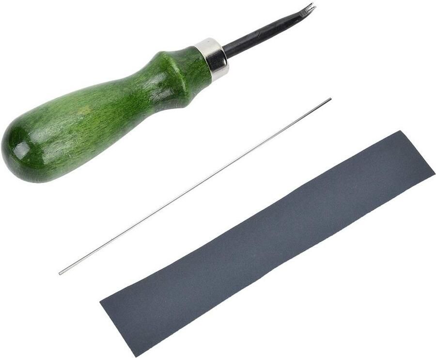 Professionele Leer Snijder Set 0.6mm & 1.4mm Randen Cutter voor Leerbewerking