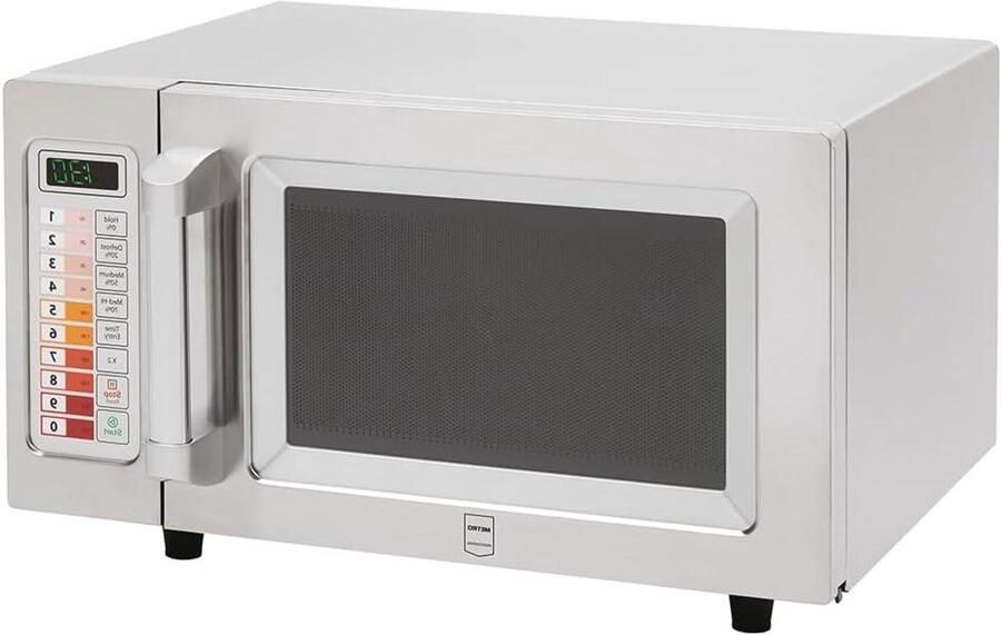 Professionele Magnetron Commerciële Magnetron Snel Garen Roestvrijstalen Interieur 25 Liter Zilver