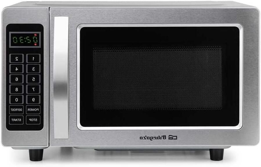 Professionele Magnetron Compacte Oven Snel Verwarmen Keramische Bodem 25 Liter Grijs