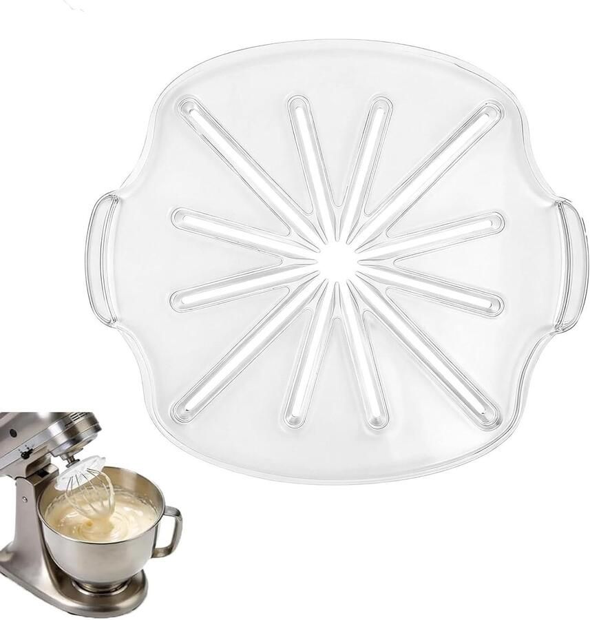 Transparante Splash Guard voor Mixer met ABS Stirrer Head Bescherming tegen Spatten Blender Accessoires voor Keuken en Bakkerij - Foto 1