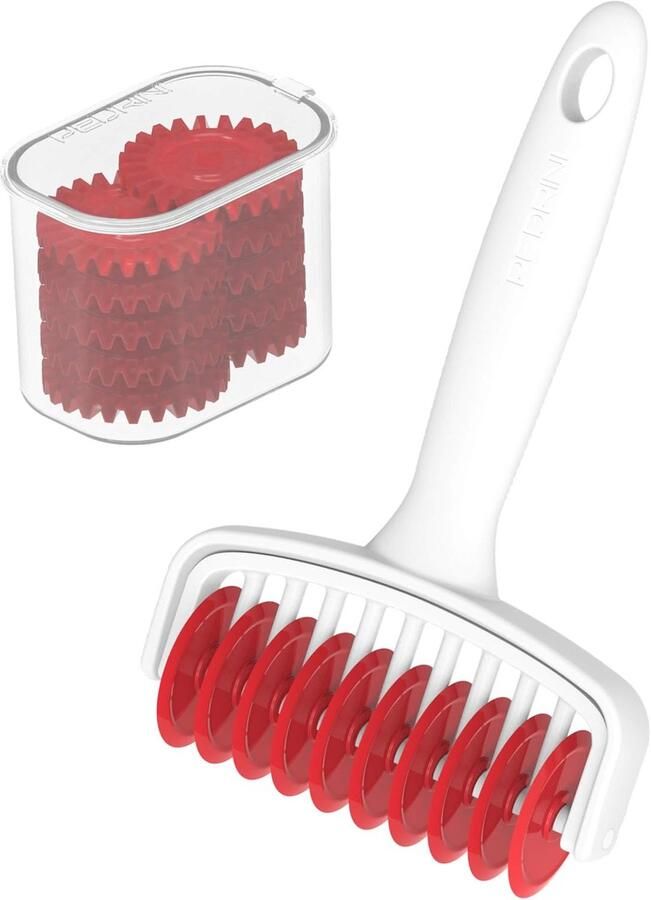 Deegsnijder Pastamachine Verse Pasta Maken 20 Rollen 12 cm Breed Zilver