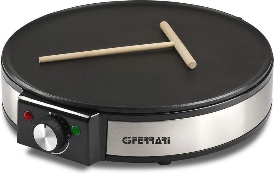 Professionele Pannenkoekenpan met Antiaanbaklaag en Temperatuurregeling 30 cm