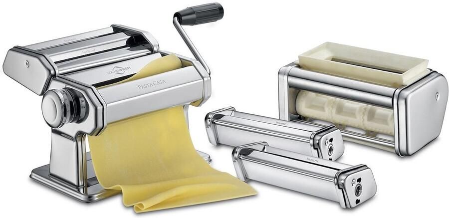 Professionele Pasta Machine Set RVS Zilver 28 x 21 x 21 cm 2-delig