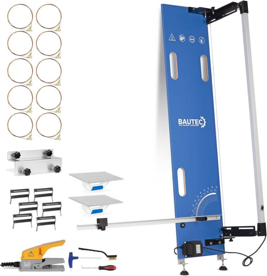 Professionele Piepschuimsnijder 200 Watt Snijlengte 1300mm Hardschuimsnijder met 10 Snijdraden