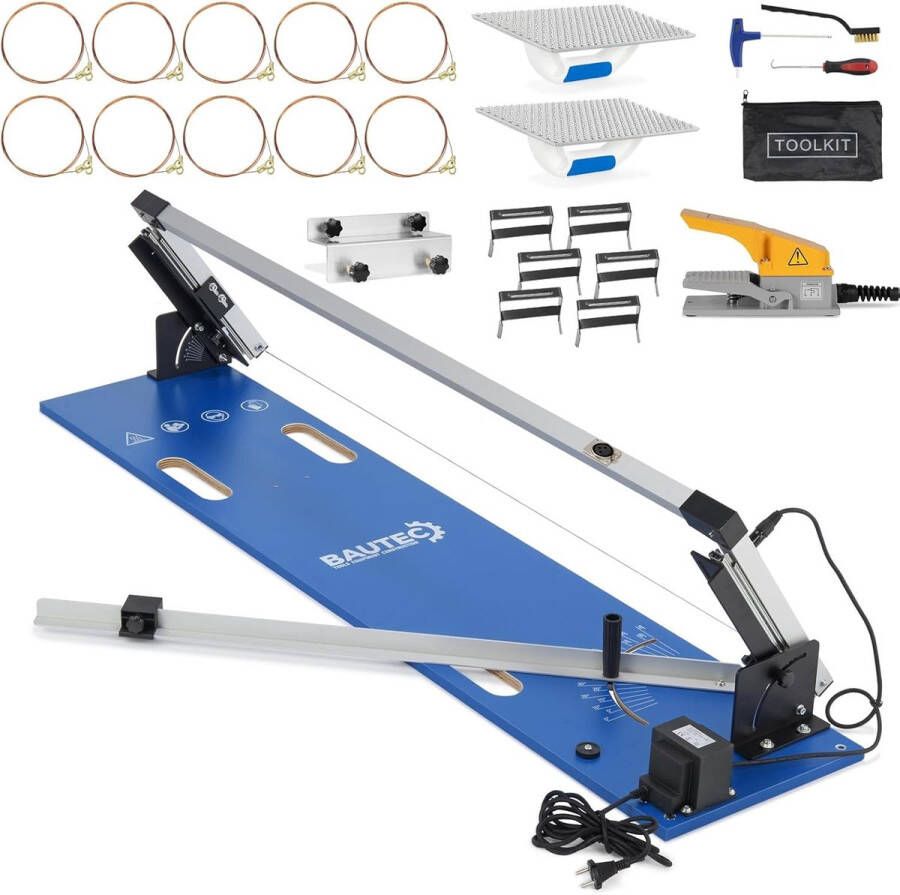 Piepschuimsnijder Tafelapparaat met 200 Watt Inclusief Snijdraden en Styropor Grips voor Nauwkeurig Snijden - Foto 2