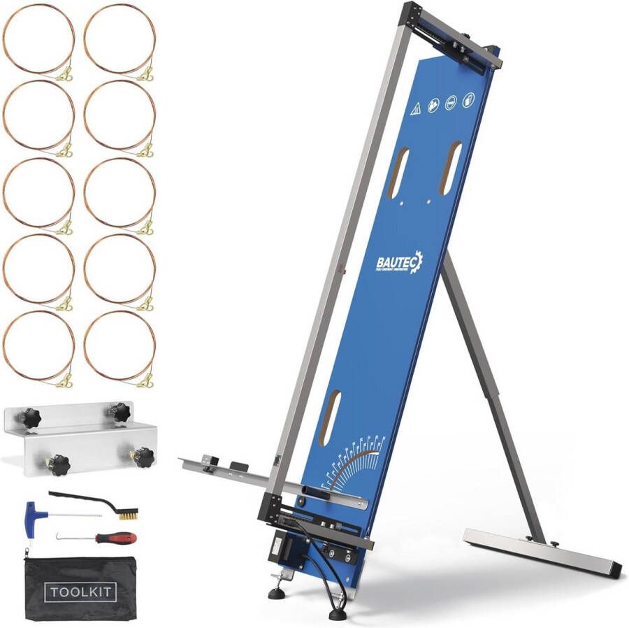 Professionele piepschuimsnijder voor isolatie 200 Watt 130 cm snijlengte complete starterset