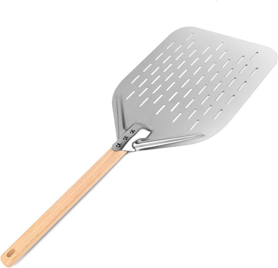 Professionele Pizza Schep van Aluminium 40 x 30 cm Met Afneembare Handgreep Ideaal voor Thuis en Restaurantgebruik