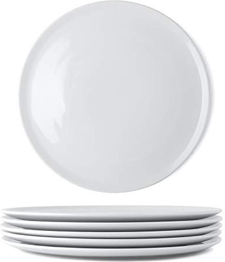 Professionele Porseleinen Pizzaborden Set 6 Stuks 31 5 cm