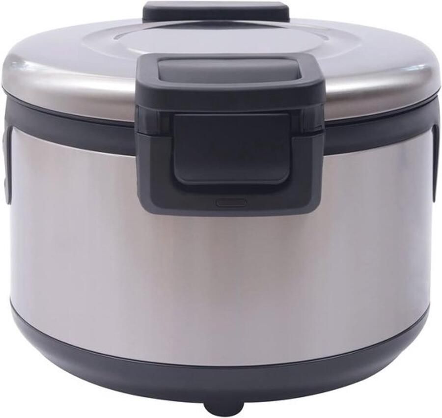 Professionele Rijstkoker Grote Capaciteit Gastro Koken Efficiënte Isolatie 19 Liter Zwart