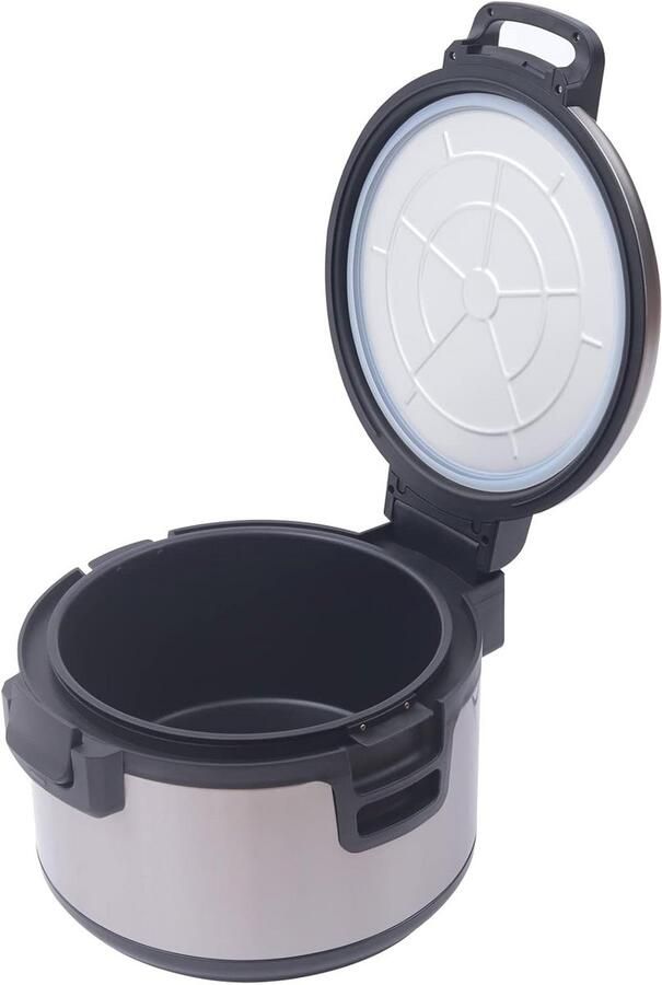 Professionele Rijstkoker met Grote Capaciteit en Warmhoudfunctie